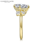 2.42ctw Pear Cut Lab Grown Diamond Ring