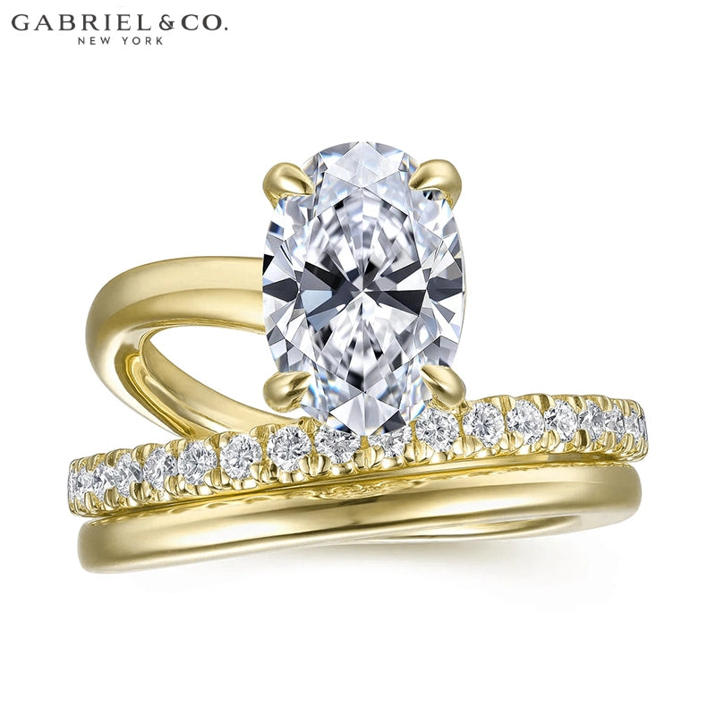 2.44ctw Oval Cut Lab Grown Diamond Ring