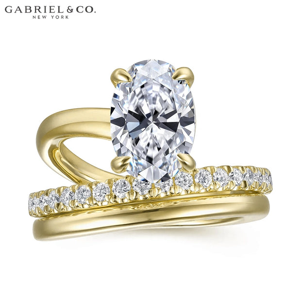 2.44ctw Oval Cut Lab Grown Diamond Ring