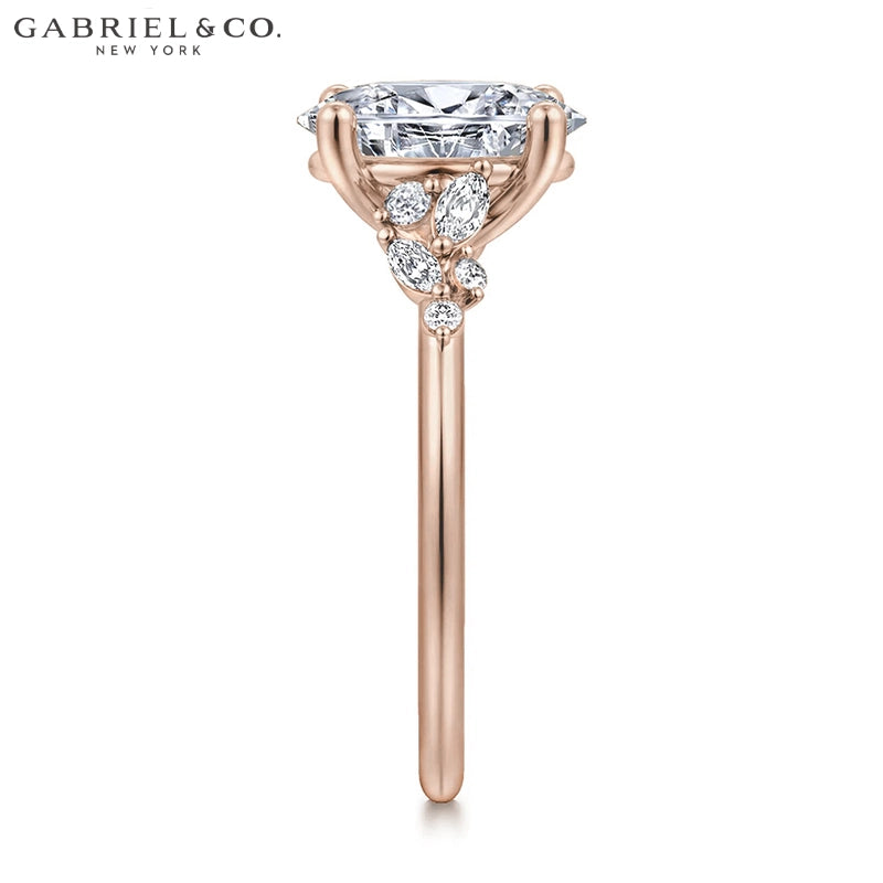1.25ctr-2.50ctr Oval Cut Lab Grown Diamond Ring Tailor Made