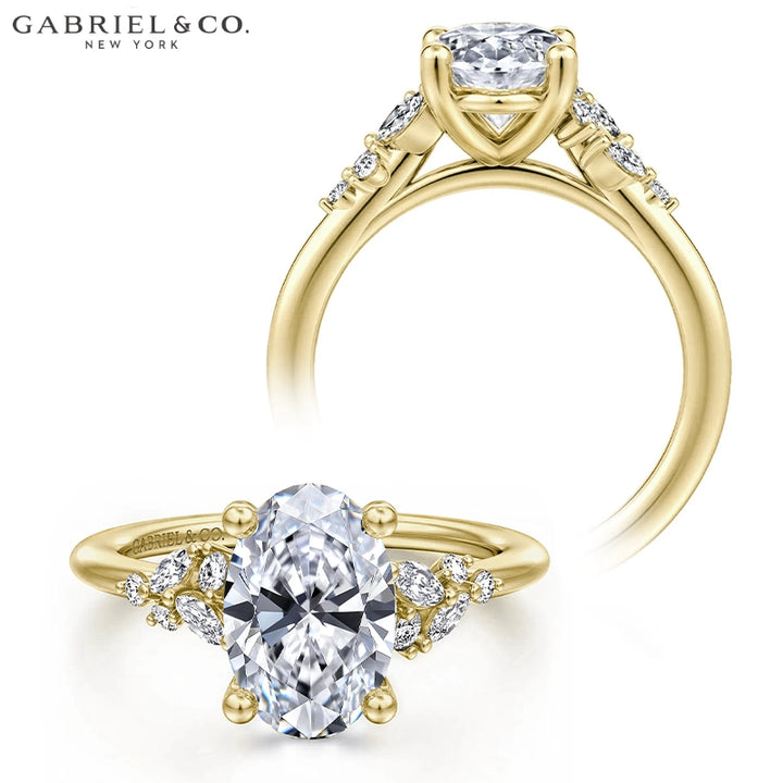 1.25ctr-2.50ctr Oval Cut Natural Diamond Ring Tailor Made