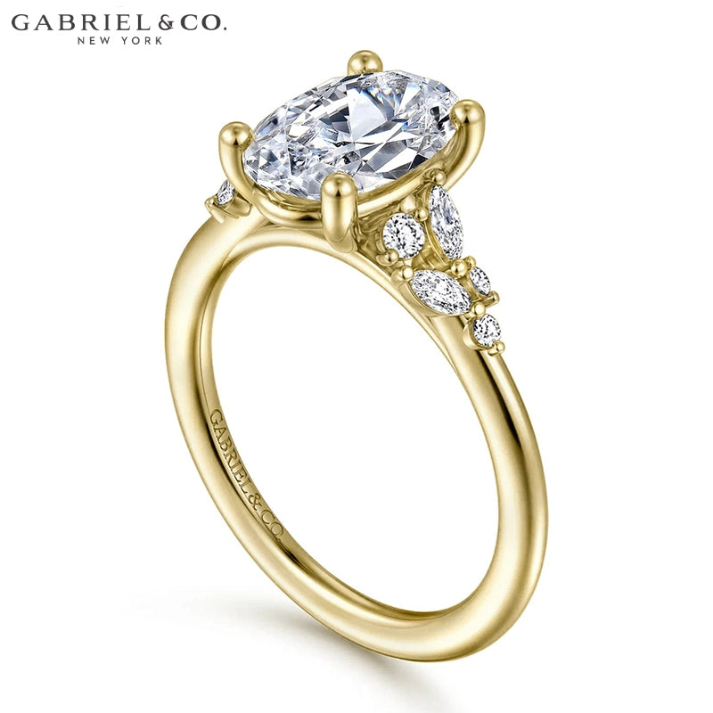 1.25ctr-2.50ctr Oval Cut Natural Diamond Ring Tailor Made