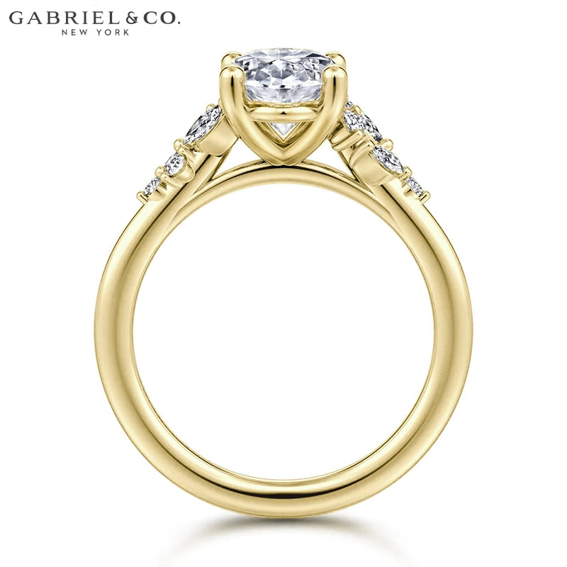 1.25ctr-2.50ctr Oval Cut Natural Diamond Ring Tailor Made