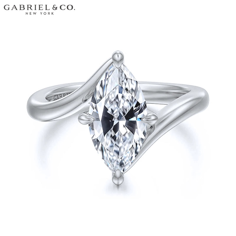 1.25ctr-2.50ctr Marquise Cut Lab Grown Diamond Ring Tailor Made