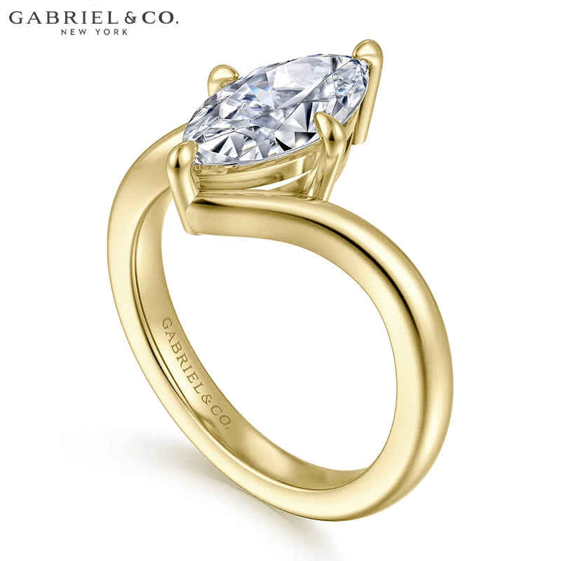 1.00ctr-2.00ctr Marquise Cut Natural Diamond Ring Tailor Made