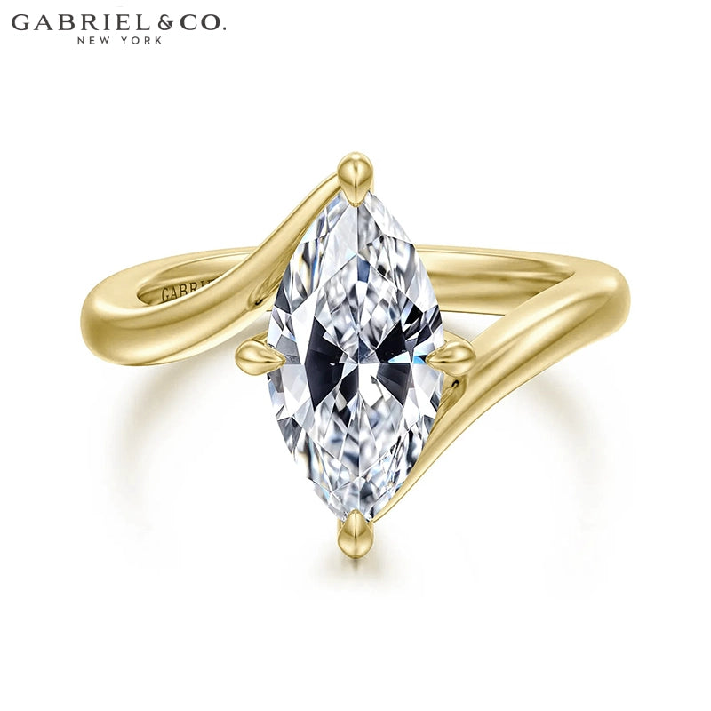 1.25ctr-2.50ctr Marquise Cut Lab Grown Diamond Ring Tailor Made