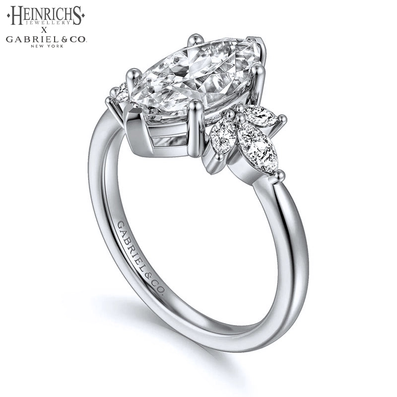 1.25ctr-2.50ctr Marquise Cut Lab Grown Diamond Ring Tailor Made