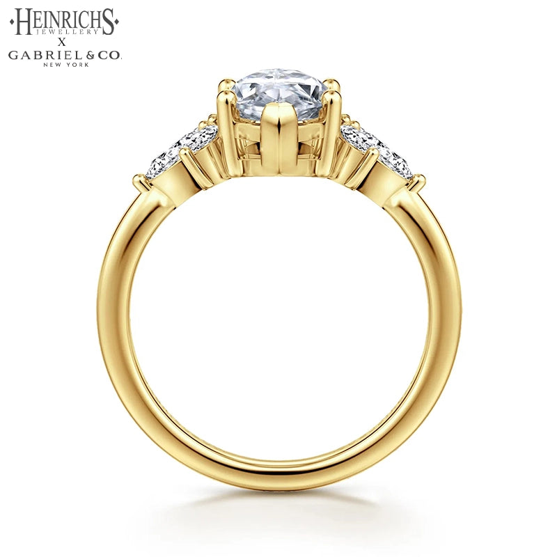 1.25ctr-2.50ctr Marquise Cut Lab Grown Diamond Ring Tailor Made
