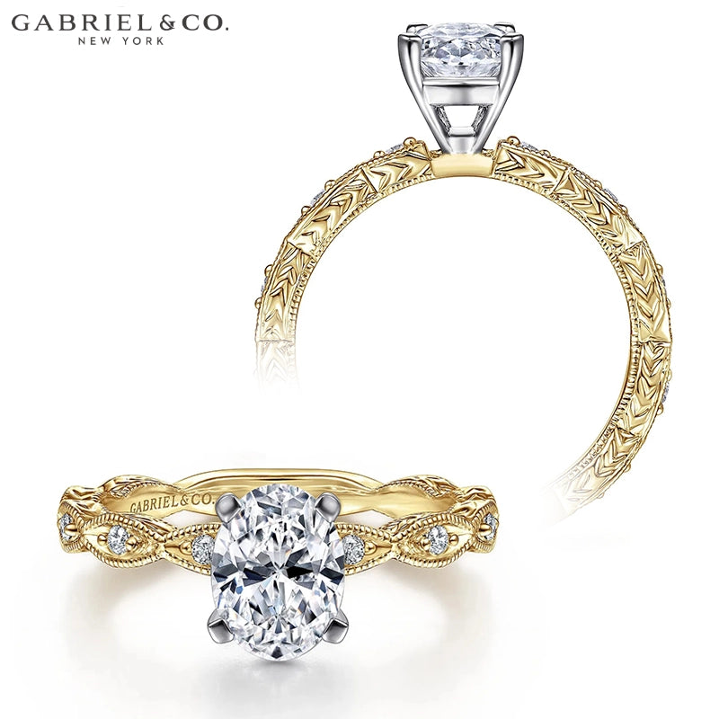 1.19ctw Oval Cut Lab Grown Diamond Ring