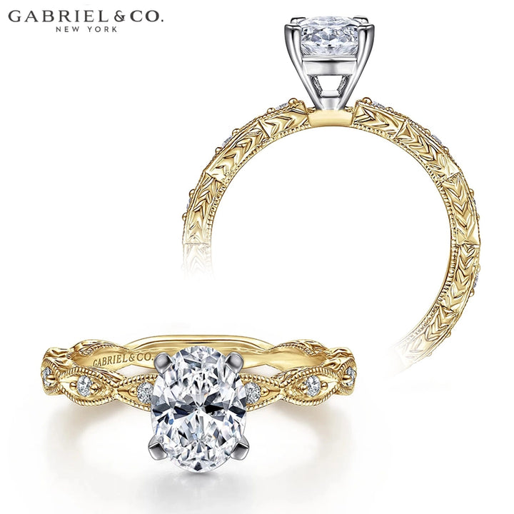 1.19ctw Oval Cut Lab Grown Diamond Ring