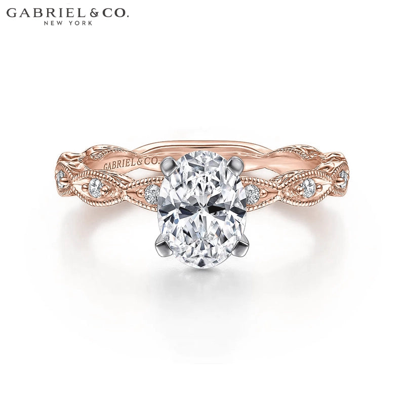 1.25ctr-2.50ctr Oval Cut Lab Grown Diamond Ring Tailor Made