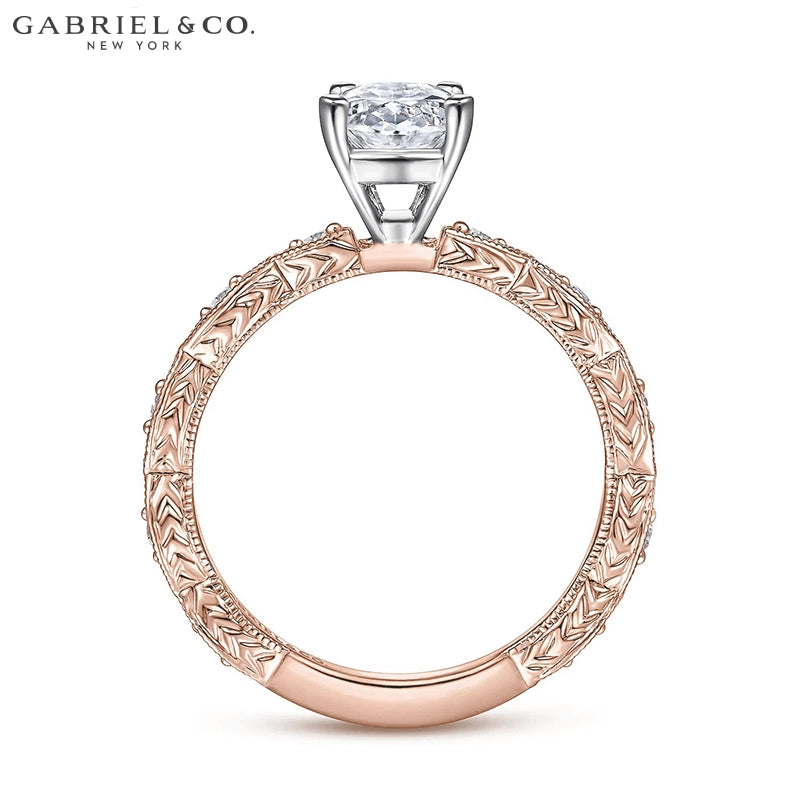 1.25ctr-2.50ctr Oval Cut Lab Grown Diamond Ring Tailor Made