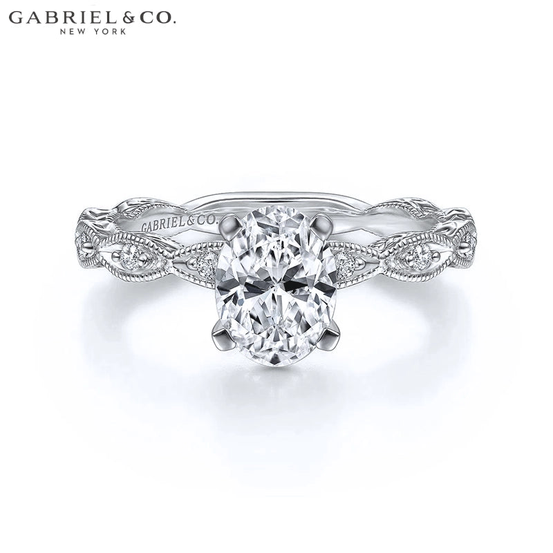 1.25ctr-2.50ctr Oval Cut Lab Grown Diamond Ring Tailor Made