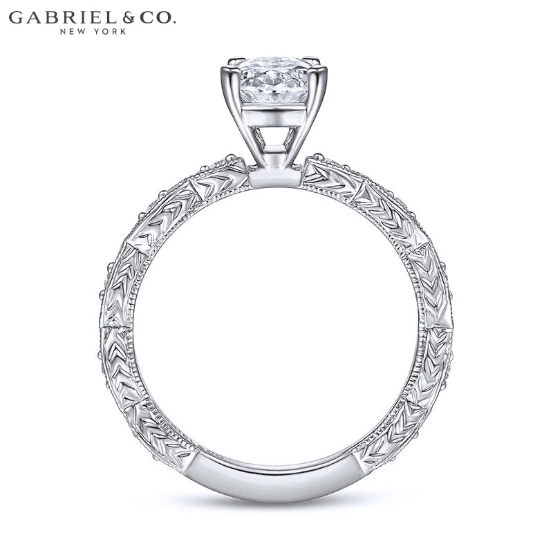 1.25ctr-2.50ctr Oval Cut Lab Grown Diamond Ring Tailor Made