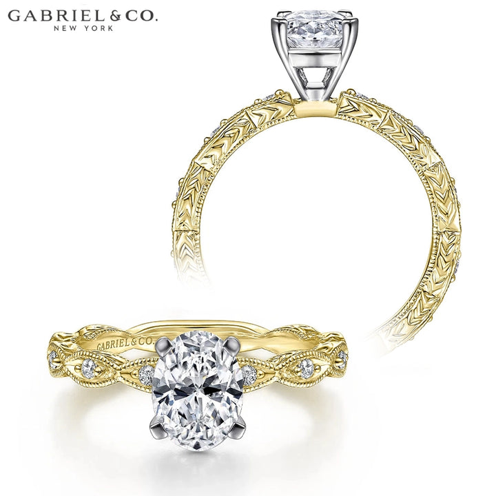 1.00ctr-2.00ctr Oval Cut Natural Diamond Ring Tailor Made