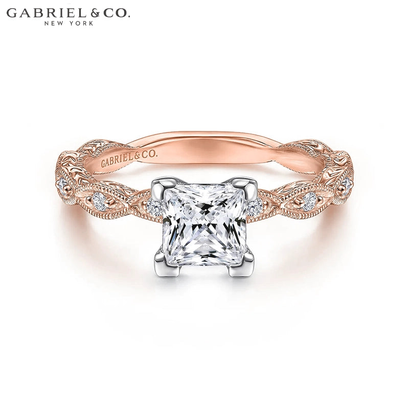 1.25ctr-2.50ctr Princess Cut Lab Grown Diamond Ring