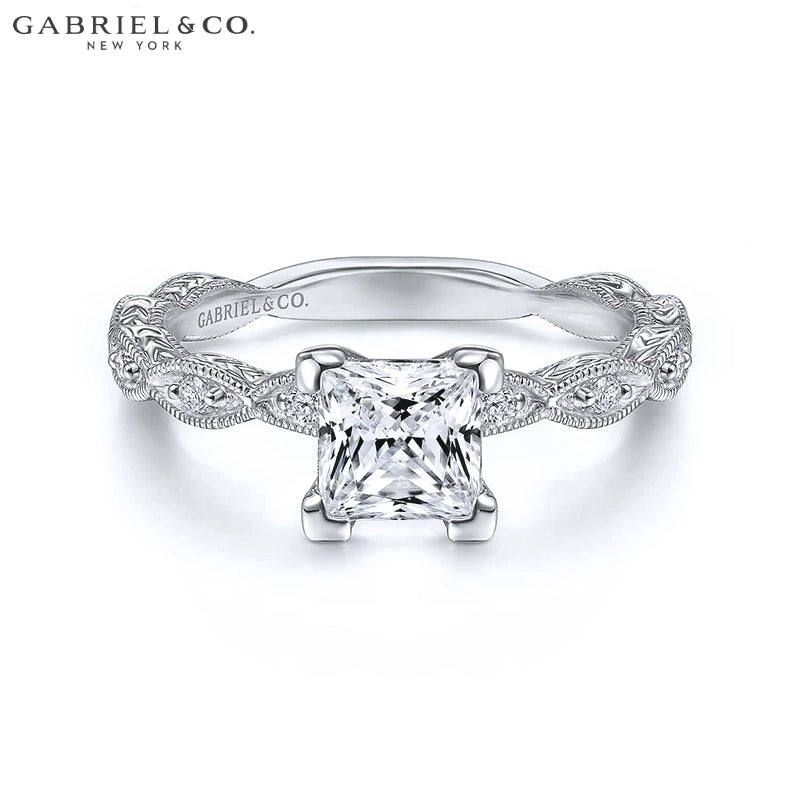 1.25ctr-2.50ctr Princess Cut Lab Grown Diamond Ring