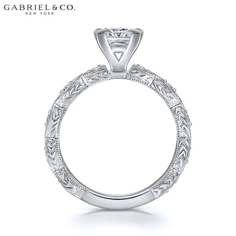 1.25ctr-2.50ctr Princess Cut Lab Grown Diamond Ring