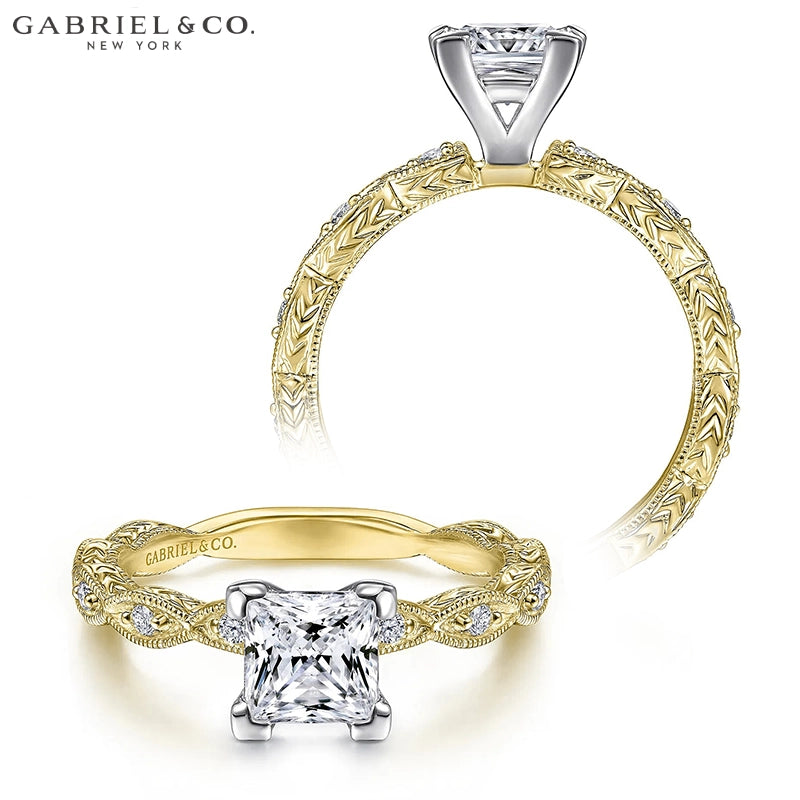 1.25ctr-2.50ctr Princess Cut Lab Grown Diamond Ring Tailor Made