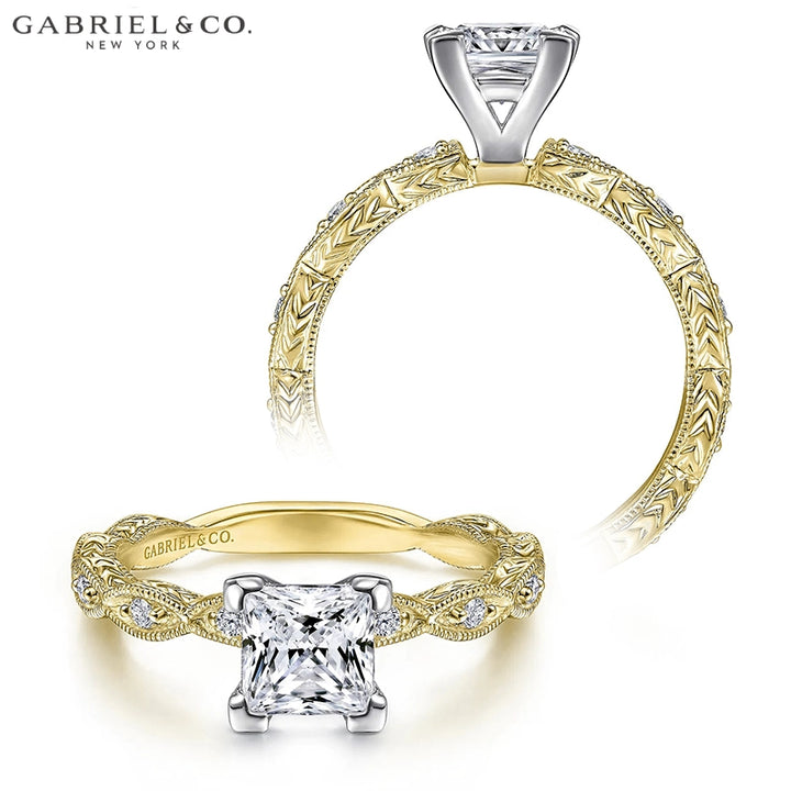 1.25ctr-2.50ctr Princess Cut Lab Grown Diamond Ring Tailor Made