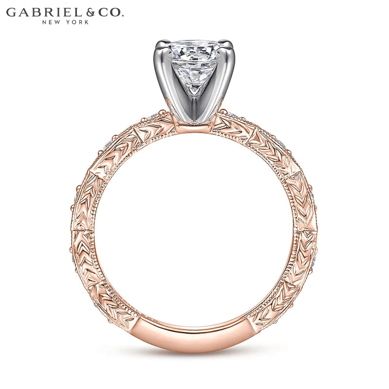 1.25ctr-2.50ctr Round Cut Lab Grown Diamond Ring Tailor Made