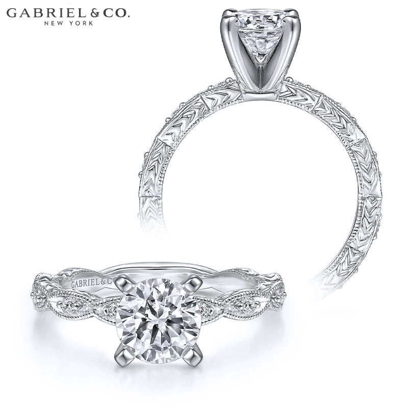1.25ctr-2.50ctr Round Cut Lab Grown Diamond Ring Tailor Made