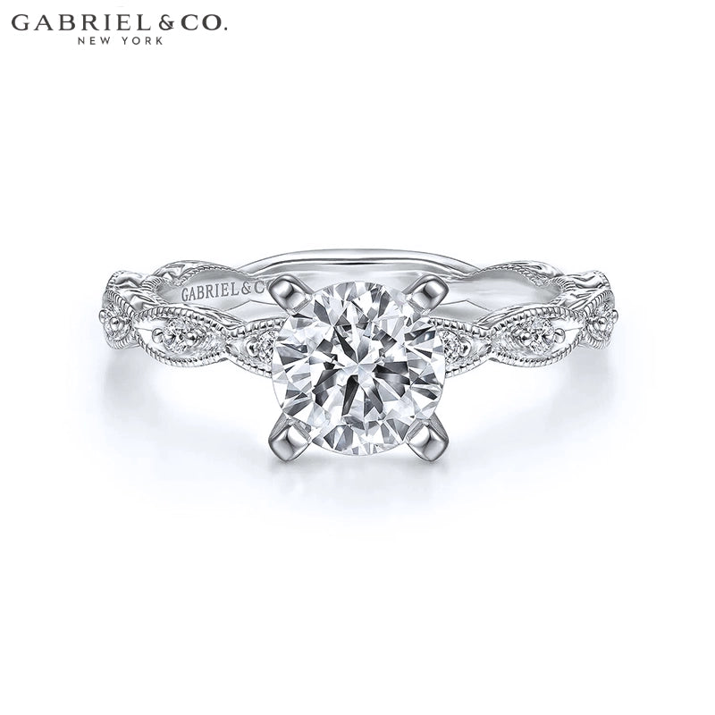 1.00ctr-2.00ctr Round Cut Natural Diamond Ring Tailor Made
