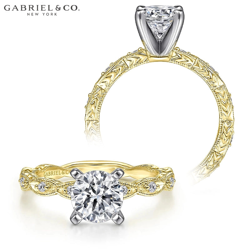 1.25ctr-2.50ctr Round Cut Lab Grown Diamond Ring Tailor Made