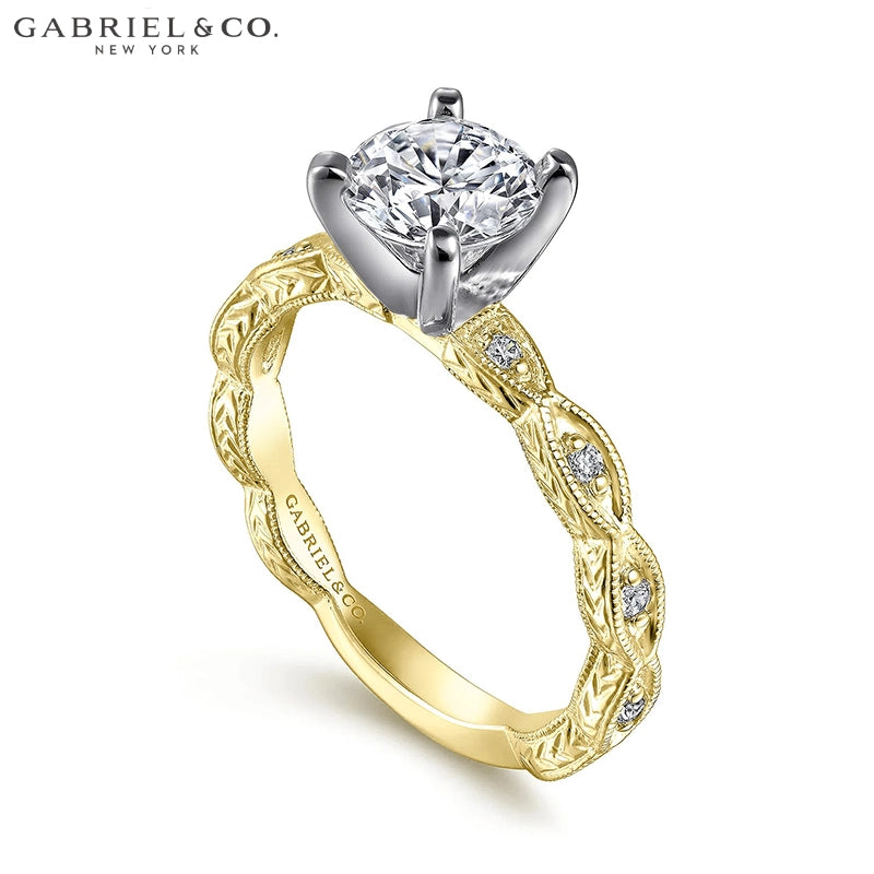 1.00ctr-2.00ctr Round Cut Natural Diamond Ring Tailor Made