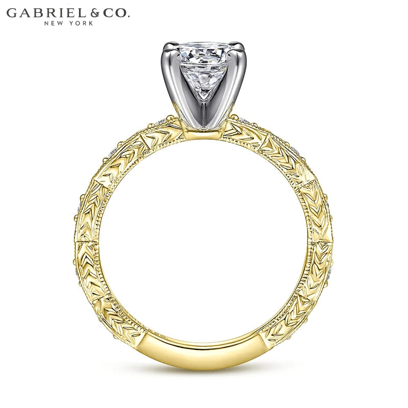 1.00ctr-2.00ctr Round Cut Natural Diamond Ring Tailor Made