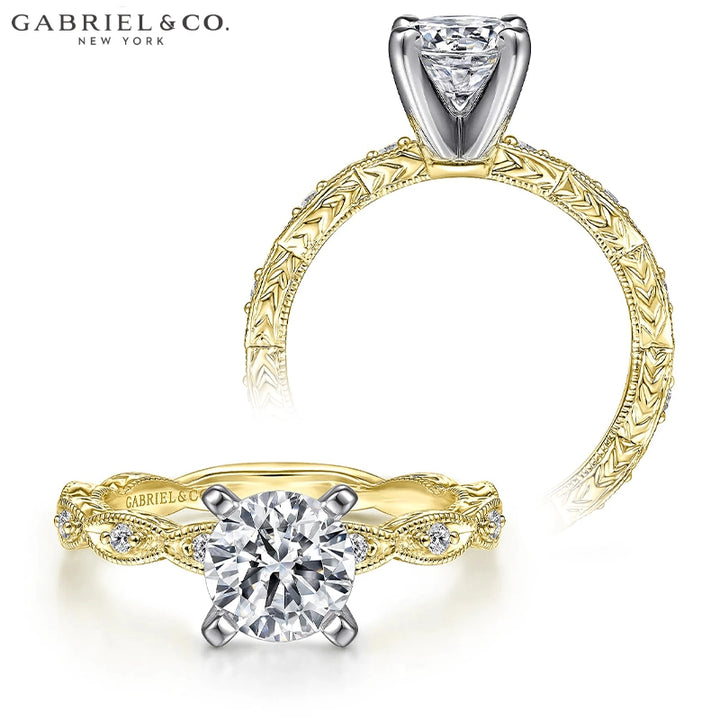 1.00ctr-2.00ctr Round Cut Natural Diamond Ring Tailor Made