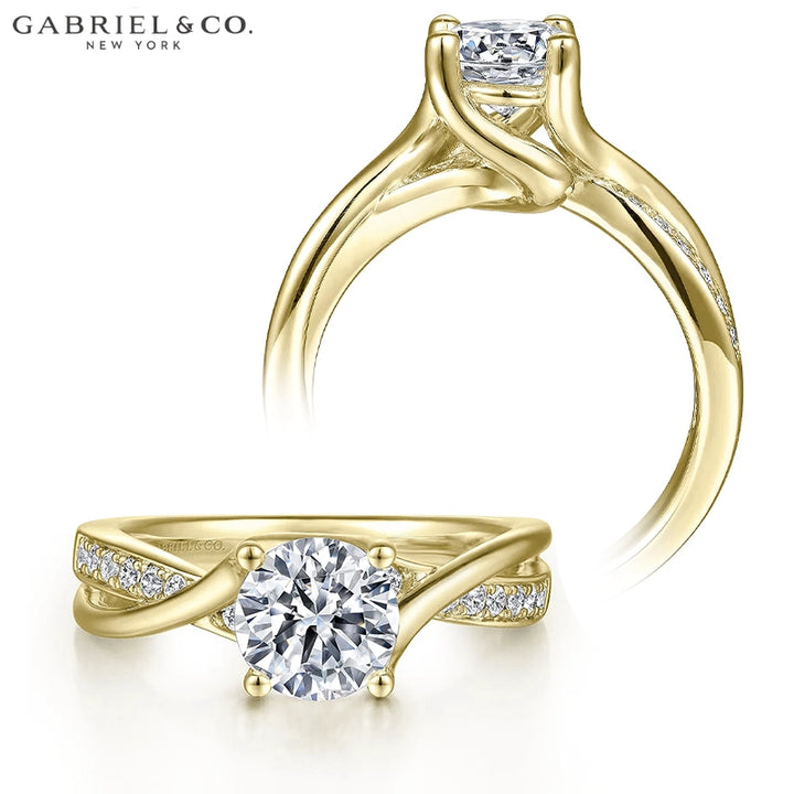 1.00ctr-3.00ctr Round Cut Lab Grown Diamond Ring