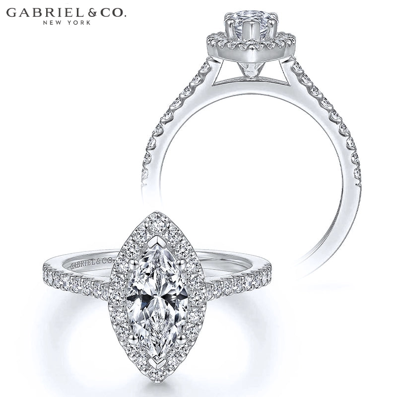 1.42ctw Marquise Cut Lab Grown Diamond Ring