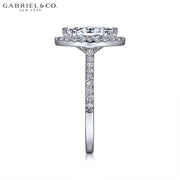 1.42ctw Marquise Cut Lab Grown Diamond Ring