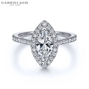 1.42ctw Marquise Cut Lab Grown Diamond Ring