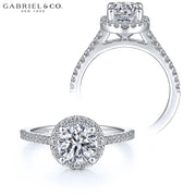 1.31ctw Round Cut Lab Grown Diamond Ring