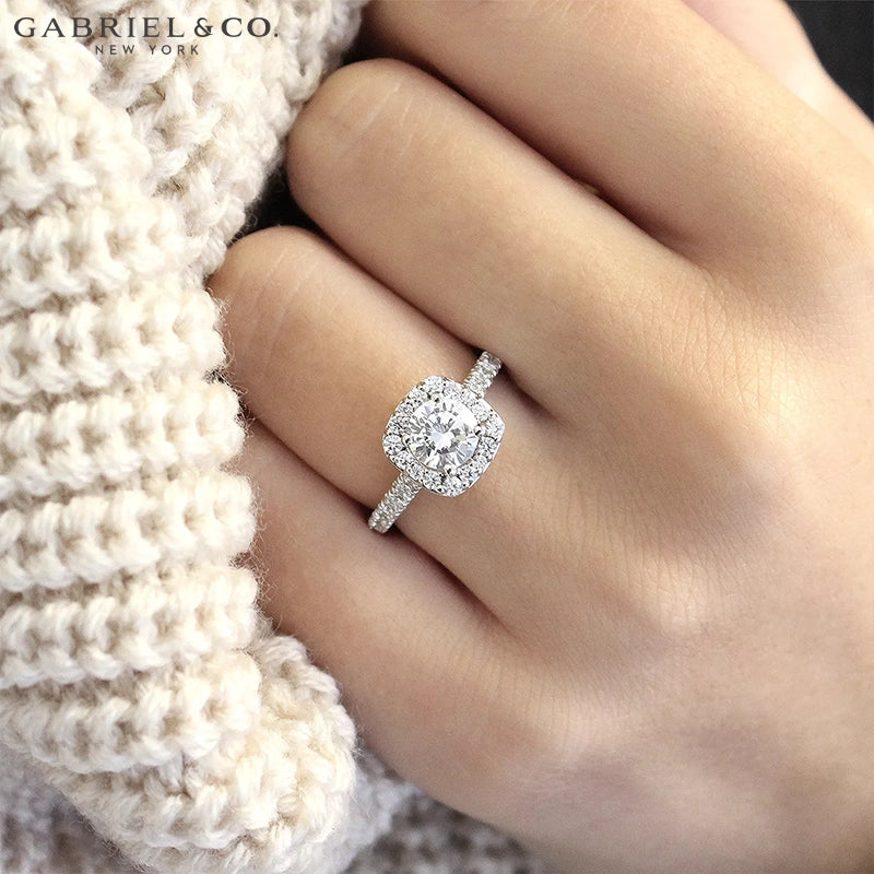 1.60ctw Round Cut Lab Grown Diamond Ring