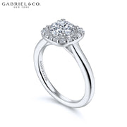 0.75ctr-1.50ctr Round Cut Diamond Customizable Ring