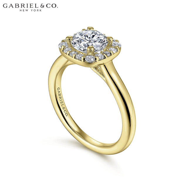 0.75ctr-1.50ctr Round Cut Diamond Customizable Ring