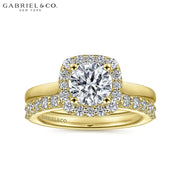 0.75ctr-1.50ctr Round Cut Diamond Customizable Ring