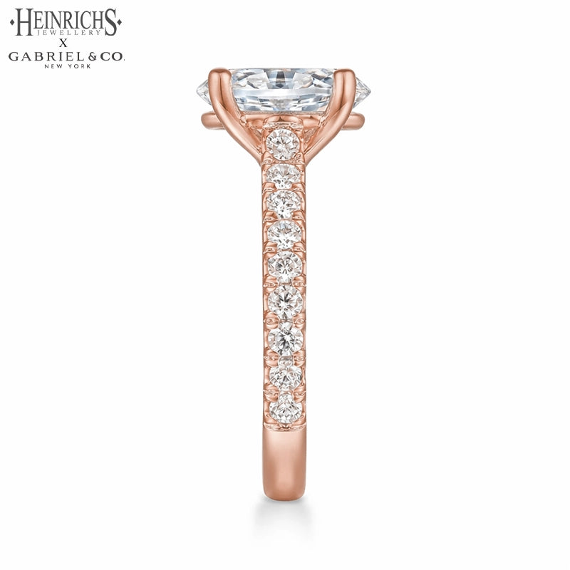 1.50ctr-3.00ctr Oval Cut Lab Grown Diamond Ring