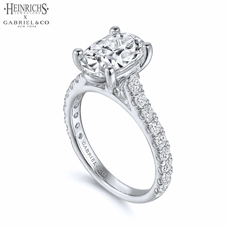 1.50ctr-3.00ctr Oval Cut Lab Grown Diamond Ring Tailor Made