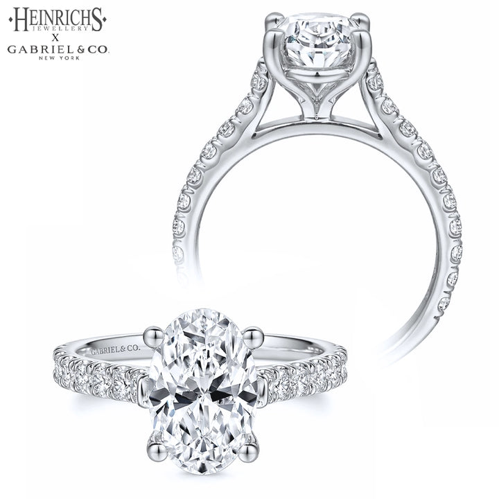 1.50ctr-3.00ctr Oval Cut Lab Grown Diamond Ring Tailor Made