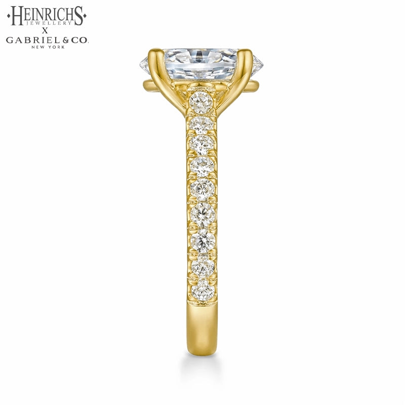 1.50ctr-3.00ctr Oval Cut Lab Grown Diamond Ring