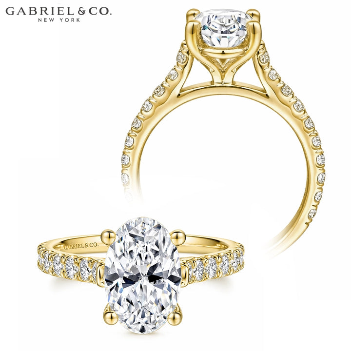 1.00ctr-2.00ctr Oval Cut Natural Diamond Ring Tailor Made