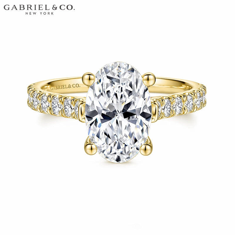 1.00ctr-2.00ctr Oval Cut Natural Diamond Ring