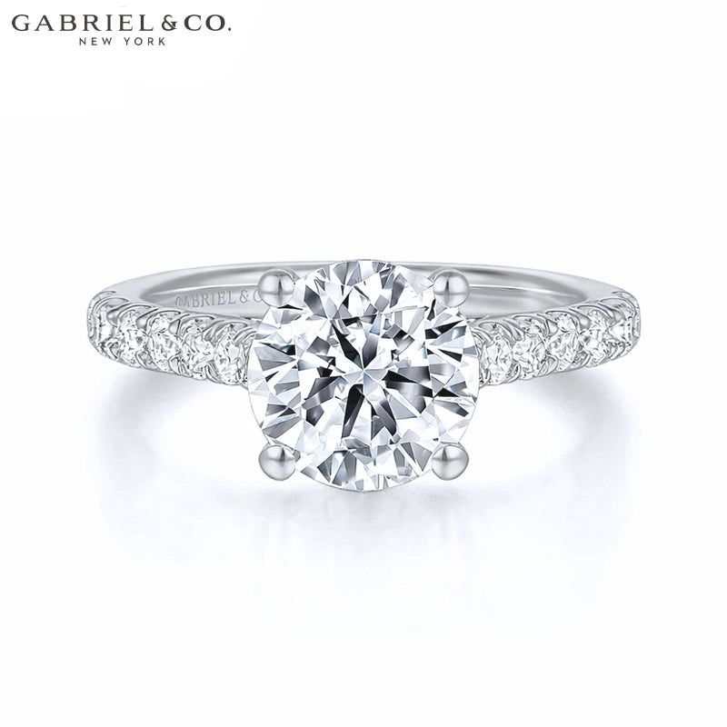 1.00ctr-2.00ctr Round Cut Natural Diamond Ring