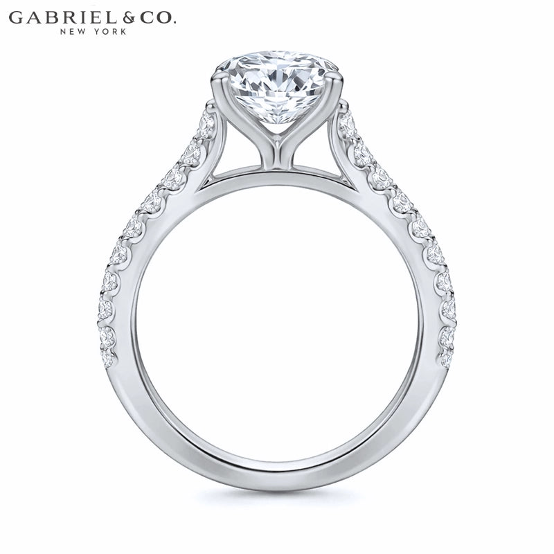 1.00ctr-2.00ctr Round Cut Natural Diamond Ring