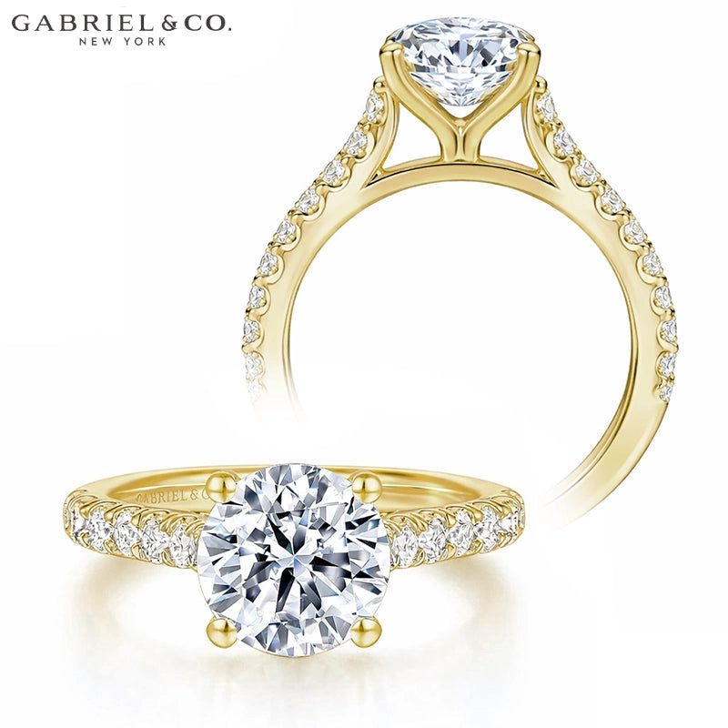 1.00ctr-2.00ctr Round Cut Natural Diamond Ring Tailor Made