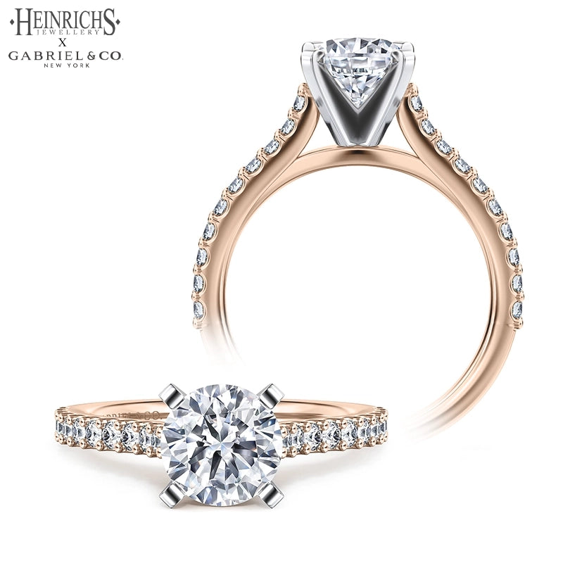 1.25ctr-2.50ctr Round Cut Lab Grown Diamond Ring Tailor Made